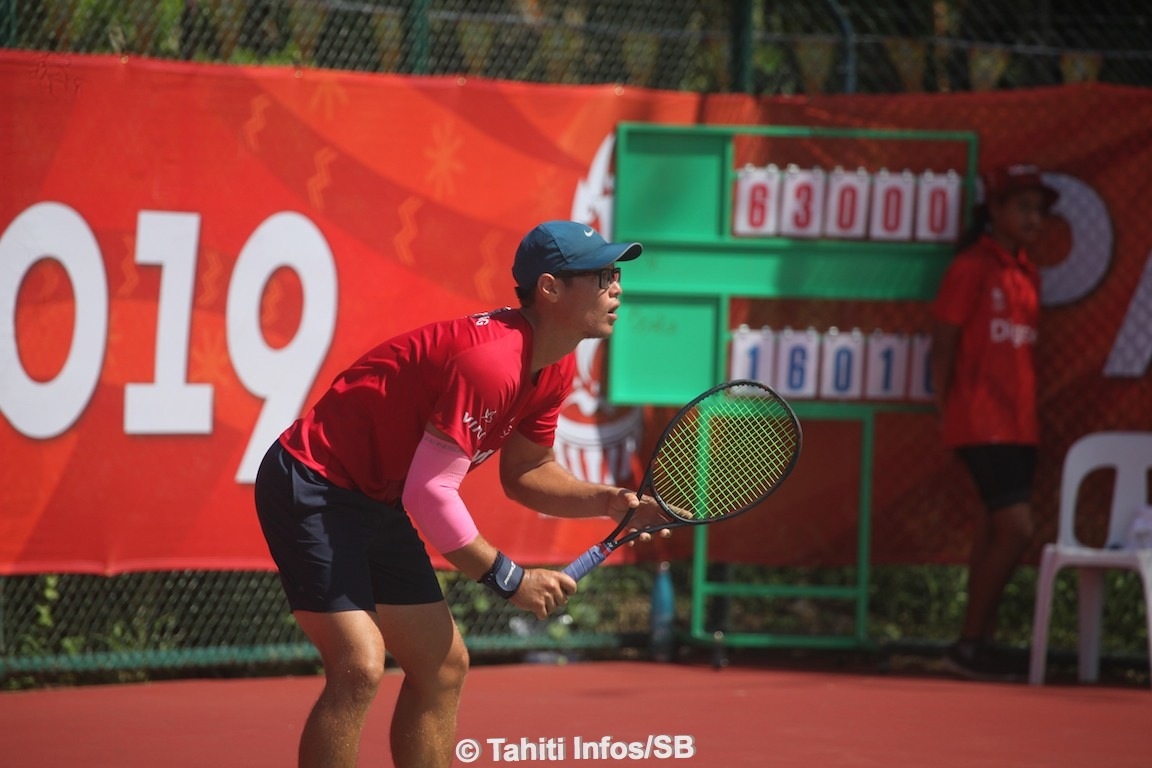 Ridge Chung a perdu au tie break...