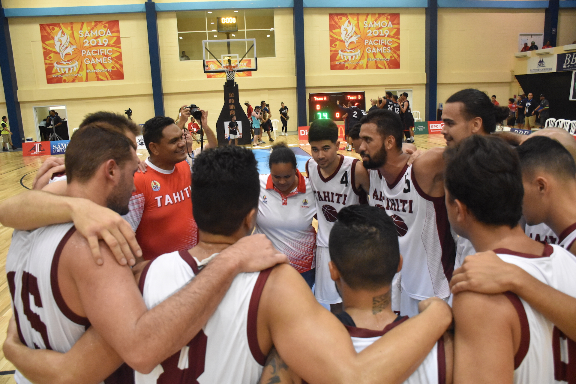 "On est la seule équipe qui n'a pas été balayée par Guam. On perd que de neuf points mais on a loupé des petits trucs pour revenir dans la partie", a indiqué Honoura Bonnet, coach de l'équipe.