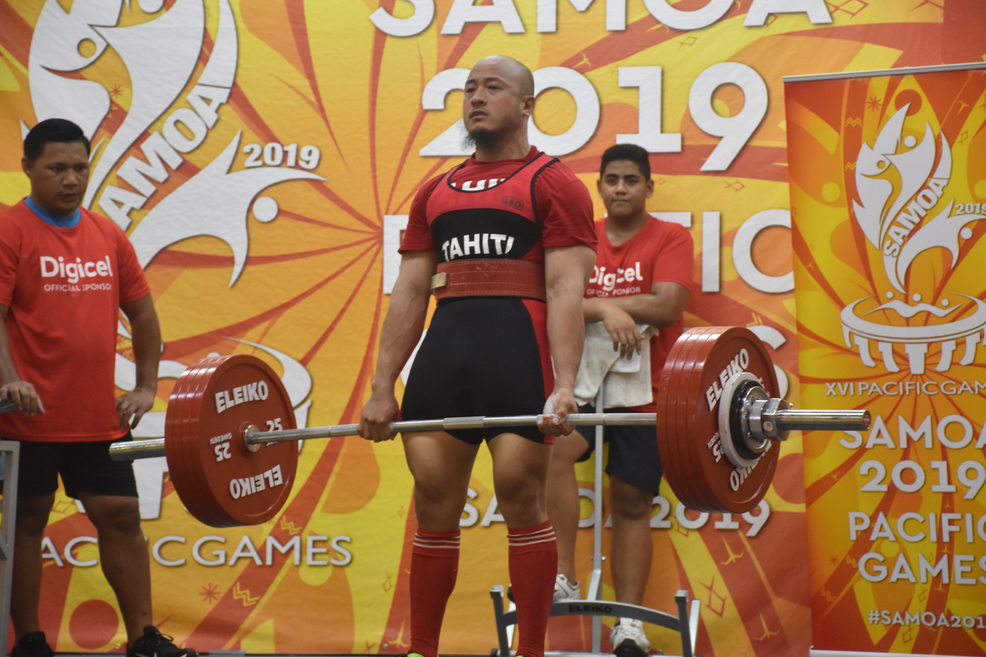 "Je suis très fier de ma troisième place. Devant moi j'ai deux athlètes de Nauru qui font les championnats du monde", a confié Marc Lisan