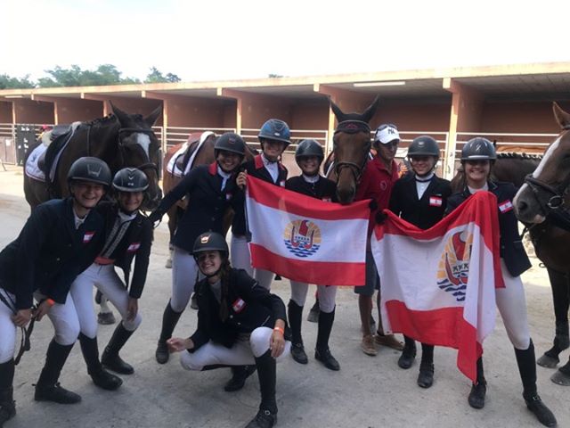 L'équipe Tahiti 1" composée de Gabrielle Venot, Naya Picart, Emma Merel et Lila Calamel est montée sur la plus haute marche du podium, et a devancé "L'équipe Tahiti 2" de Lalie Joho, Noée Joho, Morgane Meudan et Maya Menu.