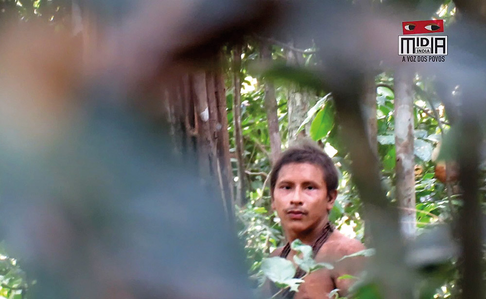 Brésil: une tribu isolée et menacée filmée dans la forêt