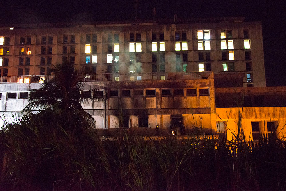 Victime d’un incendie majeur le 28 novembre 2017, le CHU de Guadeloupe fonctionne depuis de façon perturbée (photo d'archives).