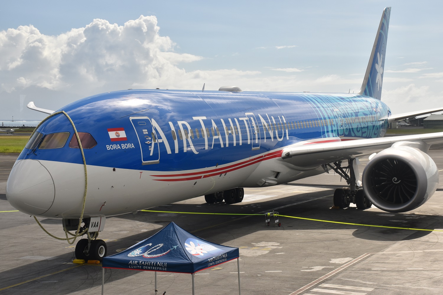 Le Bora Bora a été présenté en juin dernier au salon du Bourget à Paris sur le stand de Boeing.