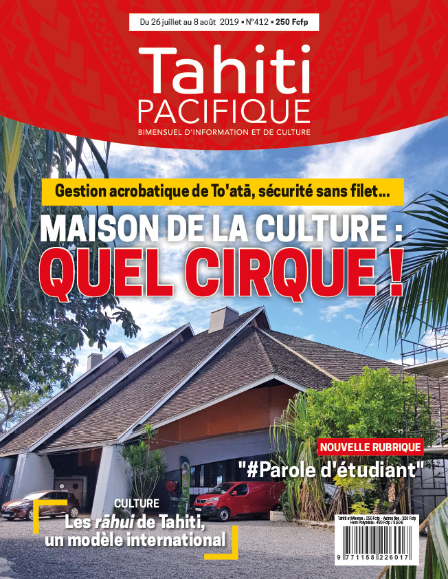 À la Une de Tahiti Pacifique, vendredi 26 juillet