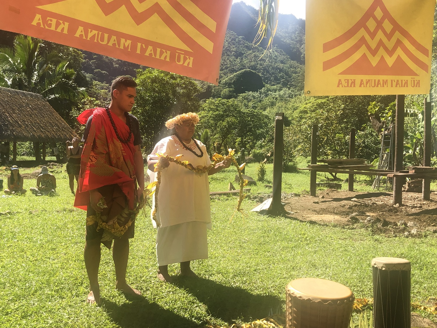 : "Il faut continuer à se battre pour sa terre parce que c'est de là que vient la vie d'un Polynésien et le plus important c'est de là qu'il tire mana", a indiqué Yves Doudoute, membre de l'association Haururu.