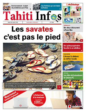 Cliquez sur la Une pour lire le journal