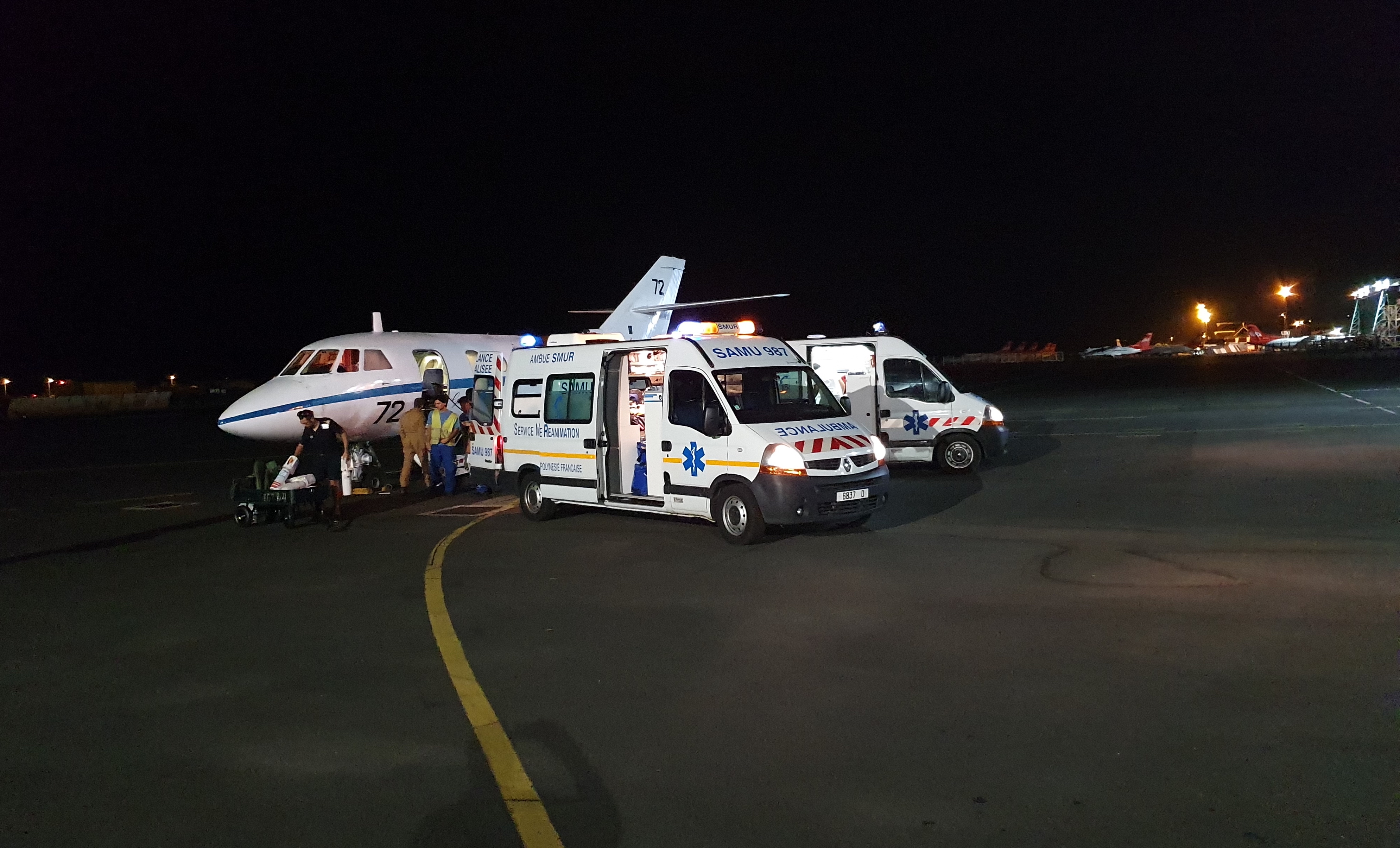 Evasan aux Marquises après un accident de la route