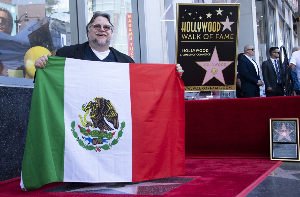 Le réalisateur mexicain Guillermo del Toro inaugure son étoile à Hollywood