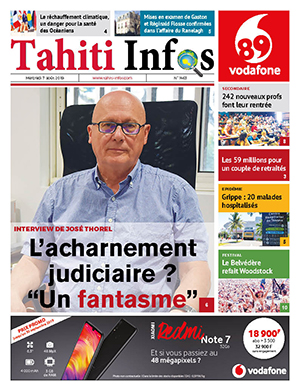 Cliquez sur la Une pour lire le journal