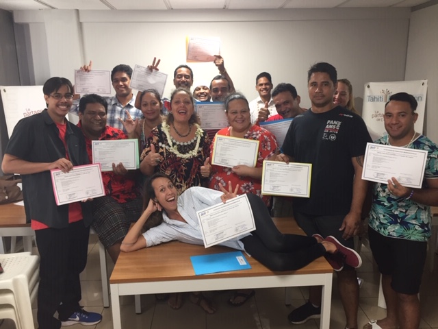 La Team Pain Pâté est prête à se lancer dans la création d'entreprise (photo Tahiti Formation)