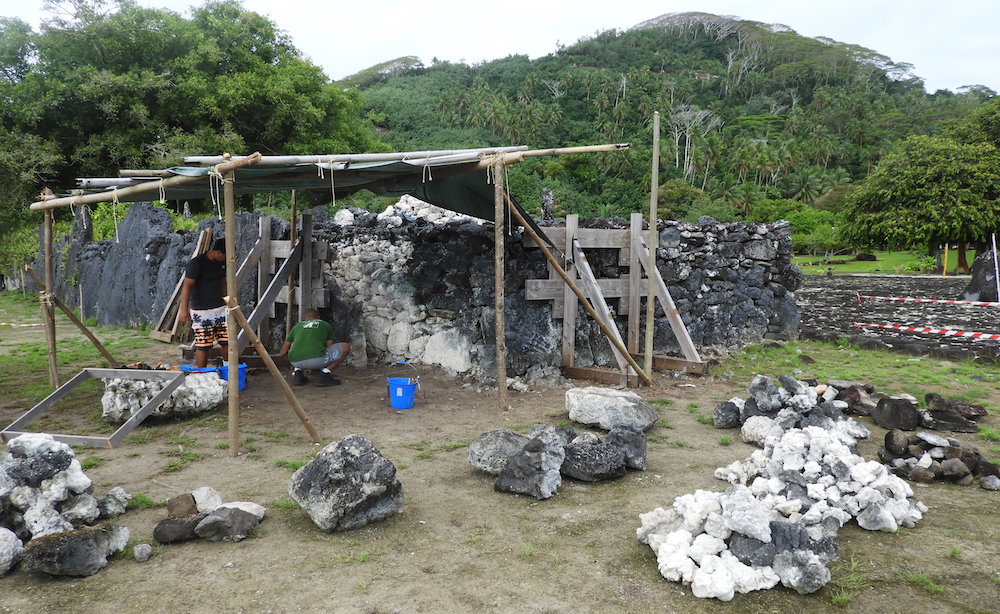 Un secret enfoui au marae de Taputapuātea