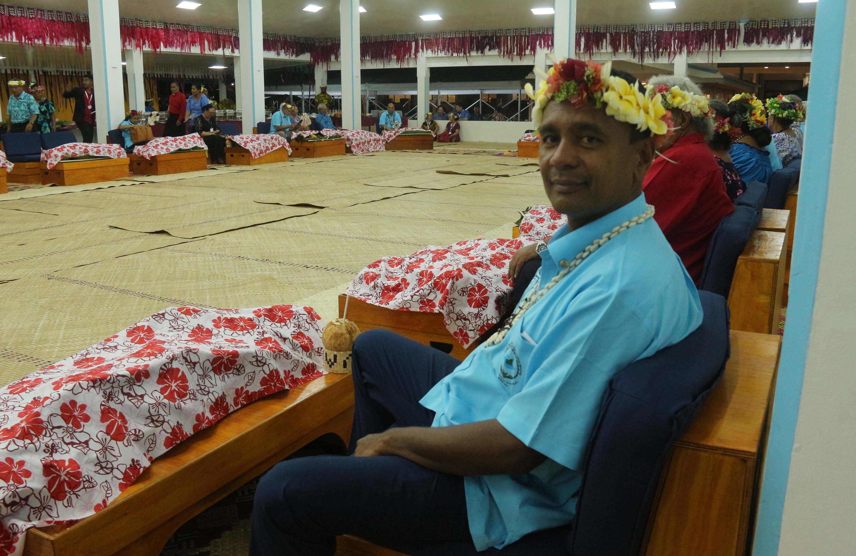 Tearii Alpha au Forum des îles du Pacifique