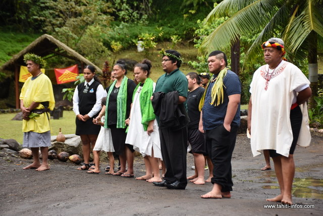 Des invités maori étaient également de la partie.