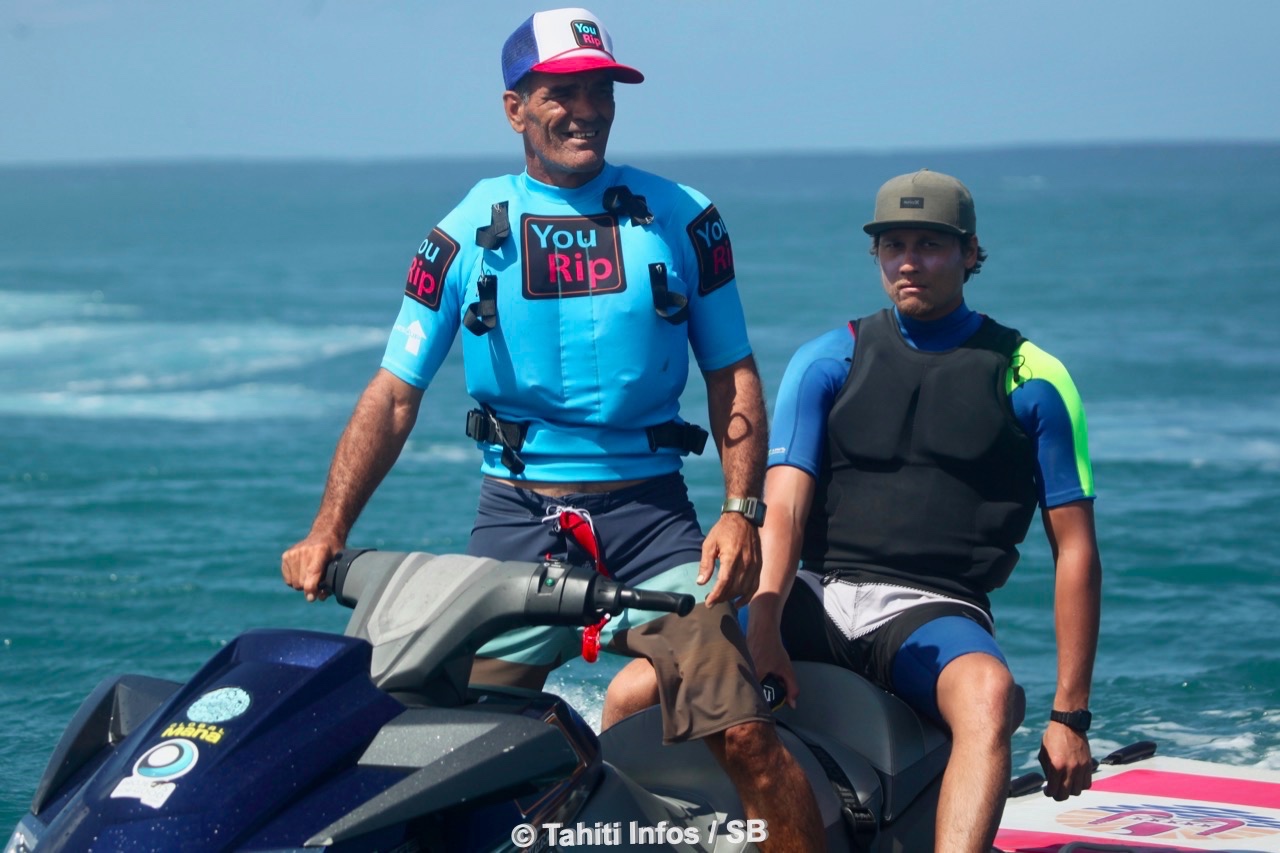 Vetea David, a assuré la sécurité...