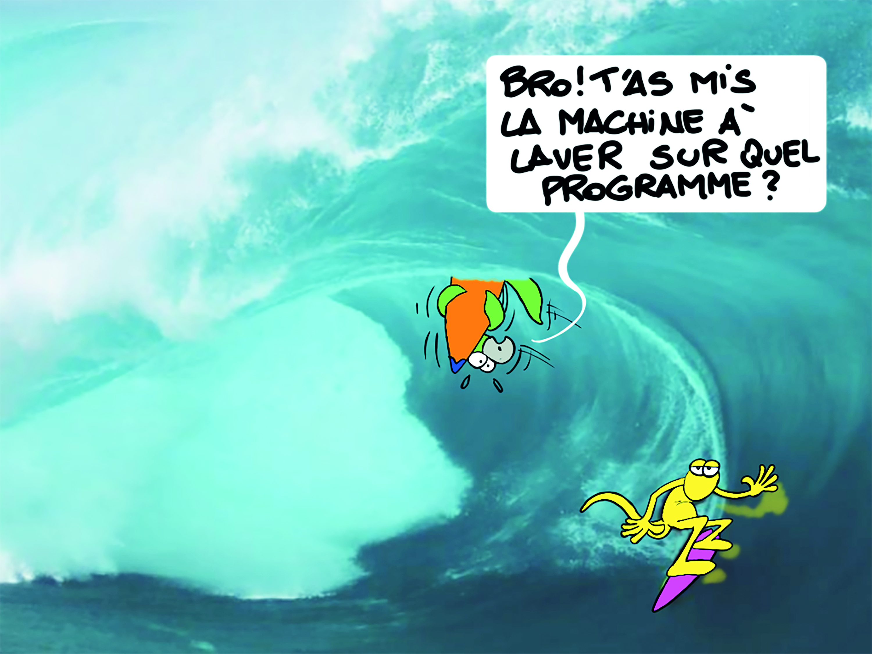 "Programme essorage", par Munoz