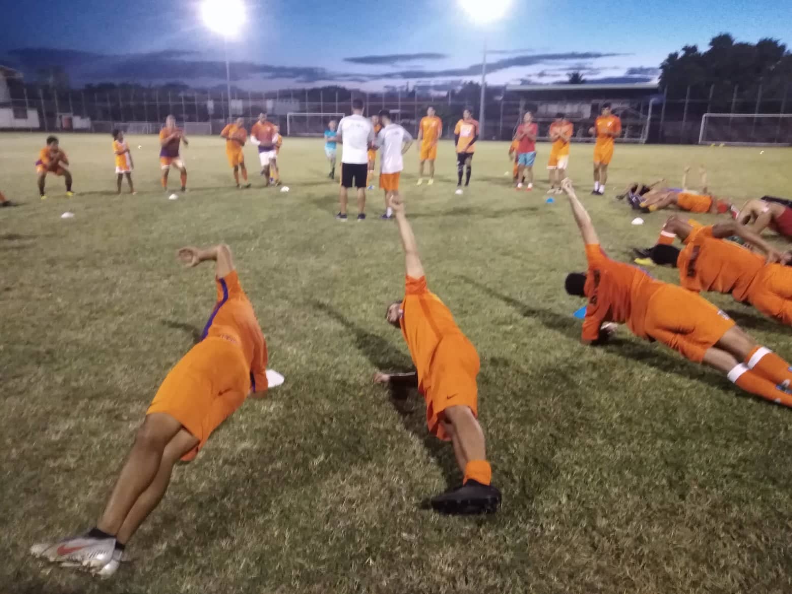 L'entrainement a repris à l'as Pirae