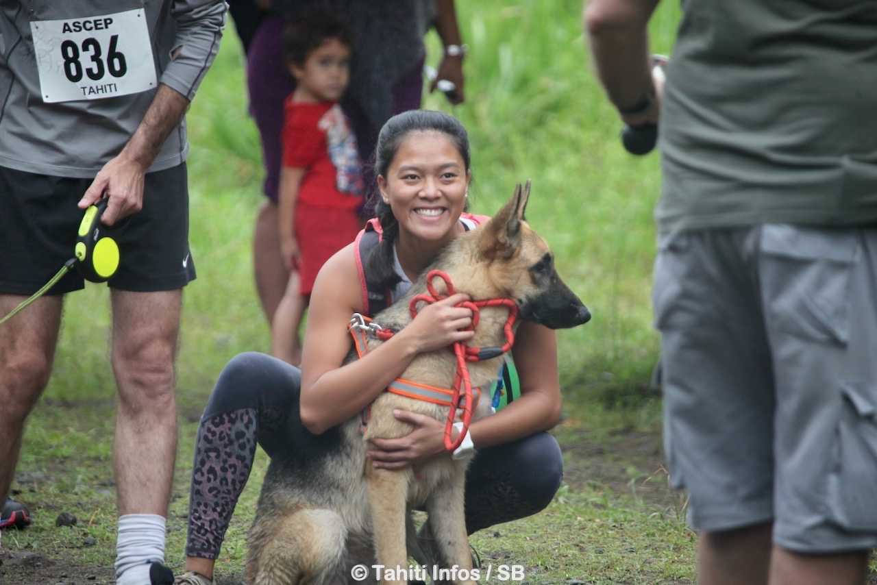 Il était possible de participer avec son chien