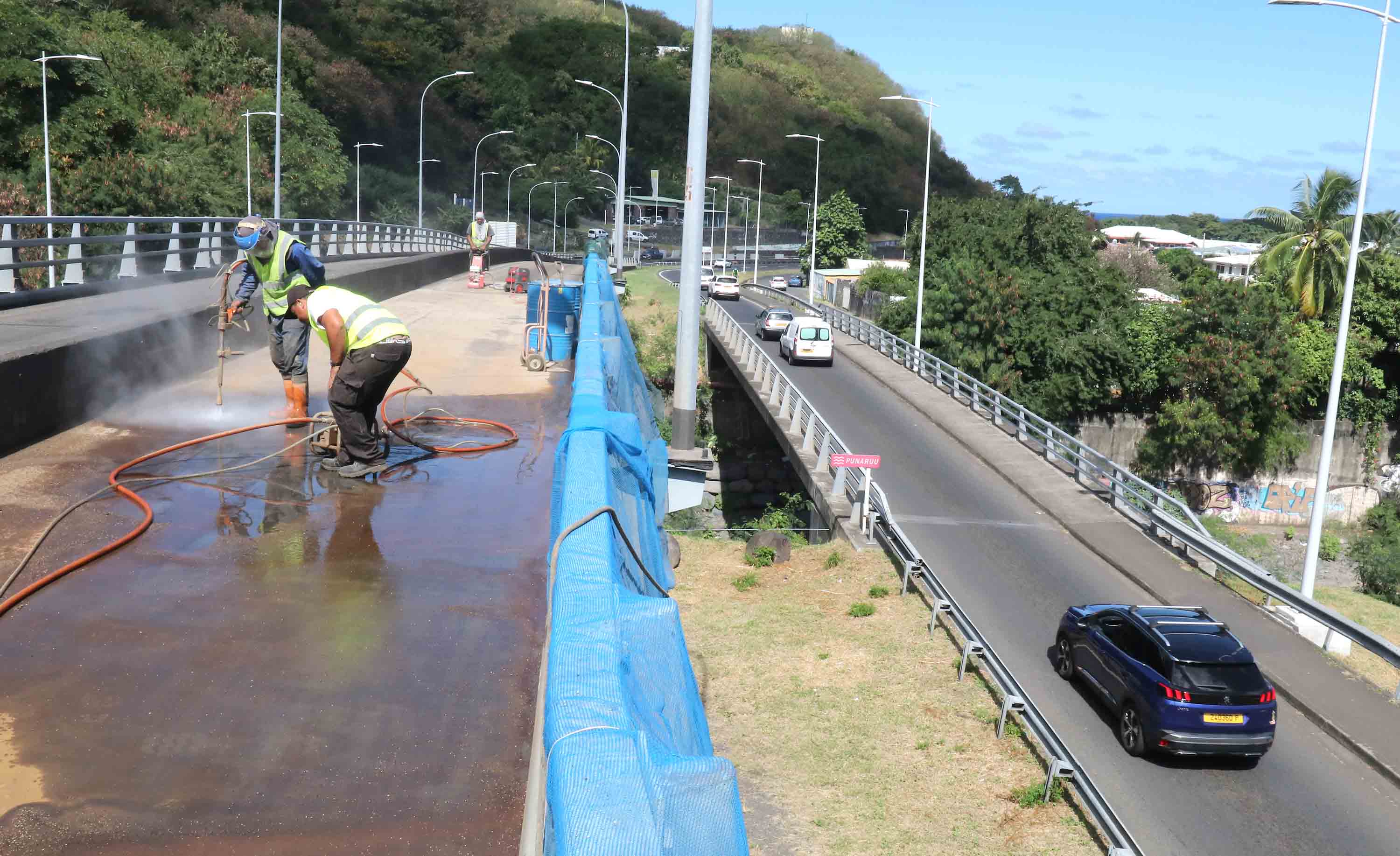 Le viaduc de la Punaruu fermé à la circulation jeudi soir