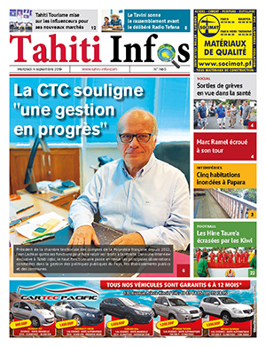 Cliquez sur la Une pour lire le journal