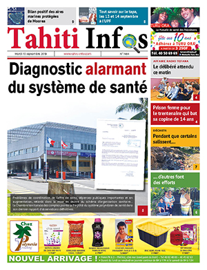 Cliquez sur la Une pour lire le journal