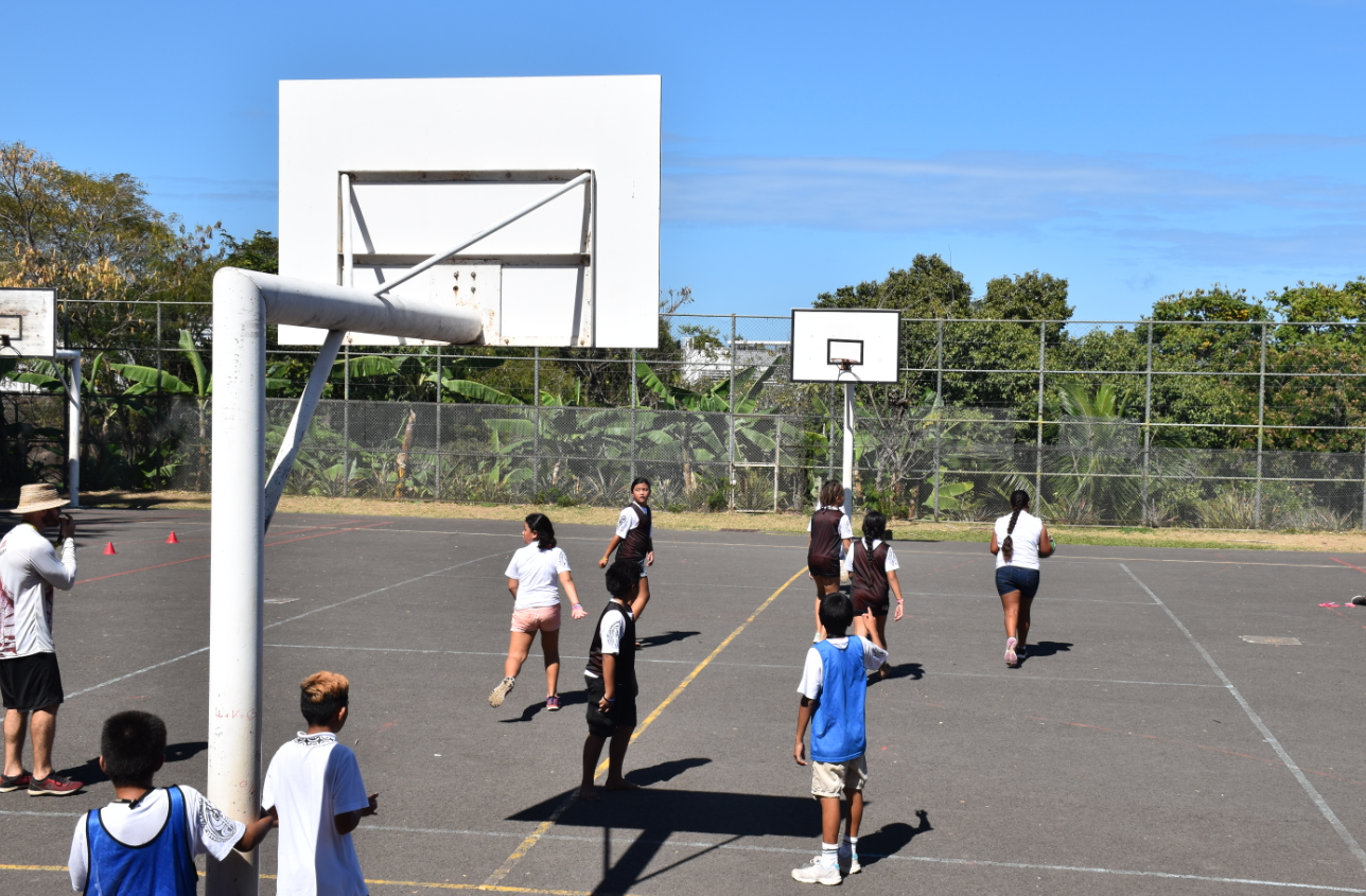 L'intégration par le sport au collège de Punaauia