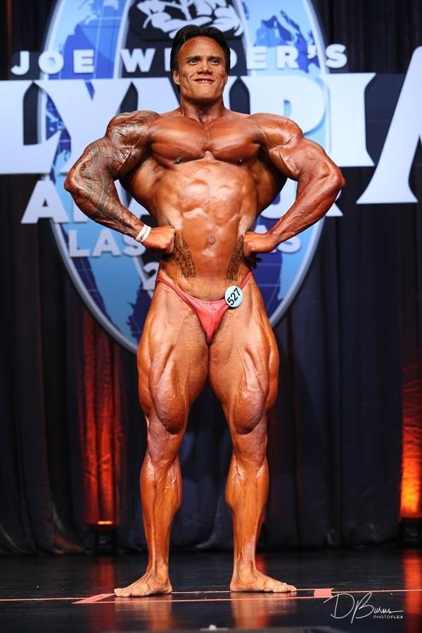 Tauhiro Yip 7e du concours Mr Olympia amateur