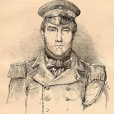 Un portrait d’Auguste Marceau, alors qu’il est encore jeune officier dans la marine française. Il sacrifia une brillante carrière à sa foi.