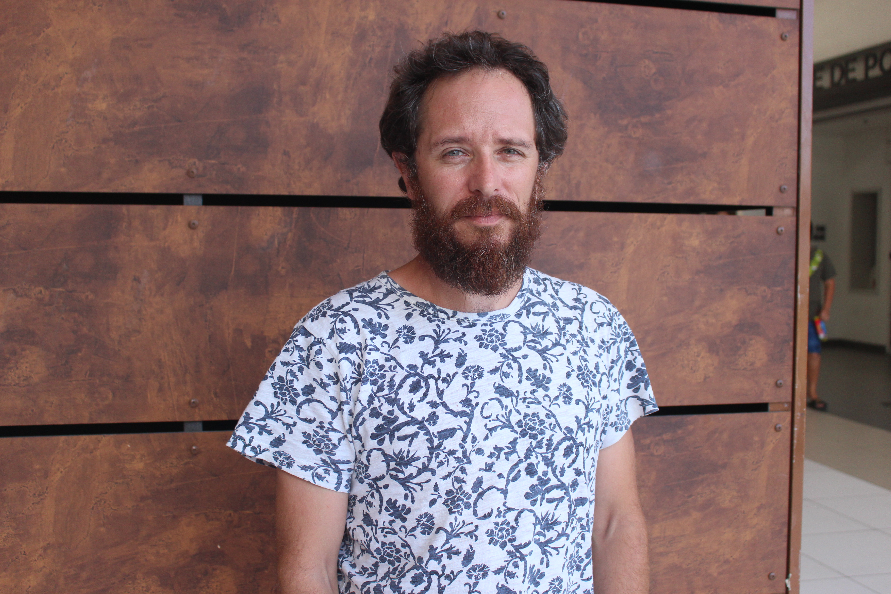 Gildas Meilleray est l'auteur et l'acteur de la pièce Cornu Copiae ou l’imposture du frigo.