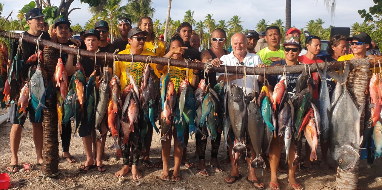 Beaucoup de poisson pêché lors de ces championnats de Polynésie délocalisés au Tuamotu.