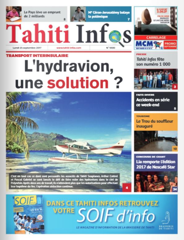 ​Tahiti Infos : 1 500 numéros et l’aventure continue