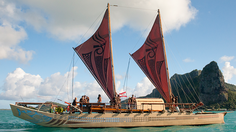 Fa'afaite fait partie de la flottille Tuia 250 qui naviguera tout autour de la Nouvelle-Zélande jusqu'au 15 décembre.