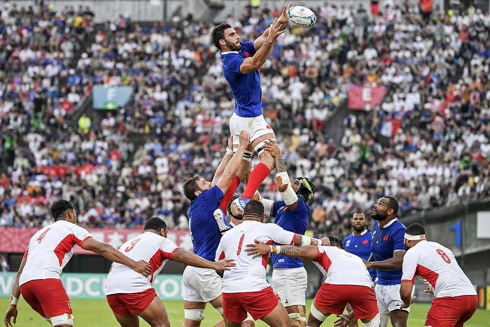 Le XV de France prend le quart face aux Tonga