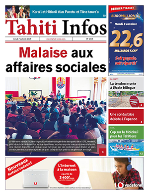 Cliquez sur la Une pour lire le journal