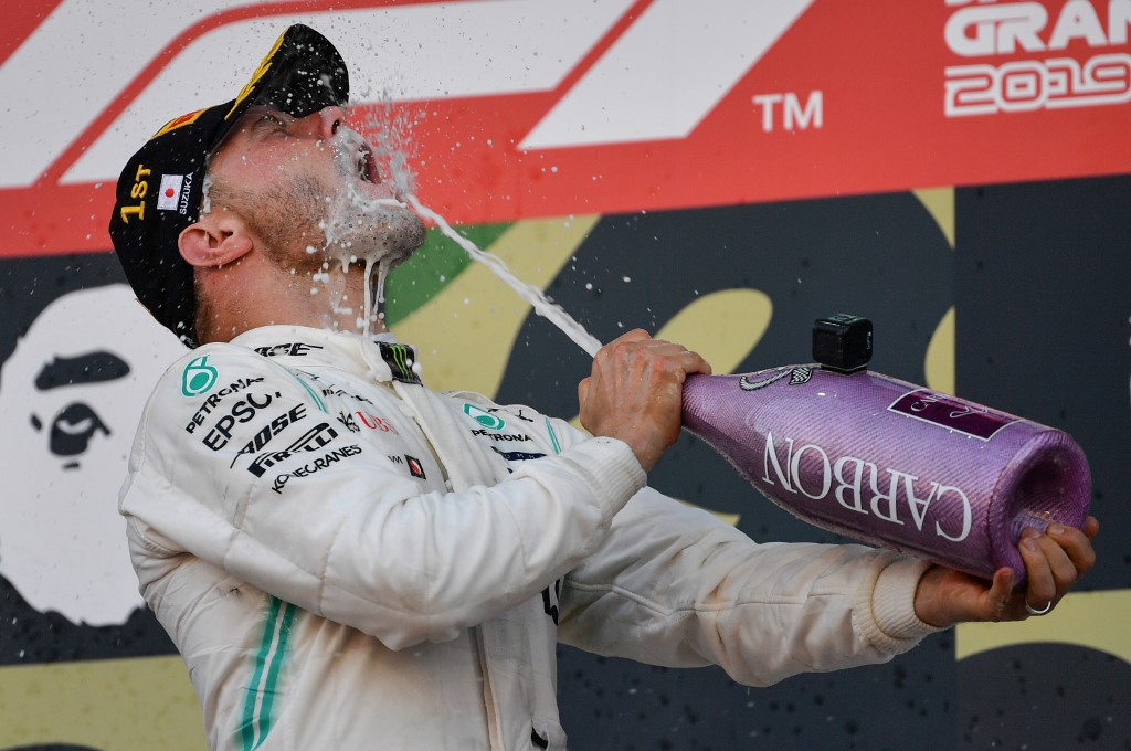 F1: Bottas remporte le GP du Japon, Mercedes le titre constructeurs