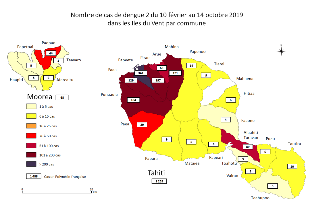382 nouveaux cas de dengue 2 en deux semaines