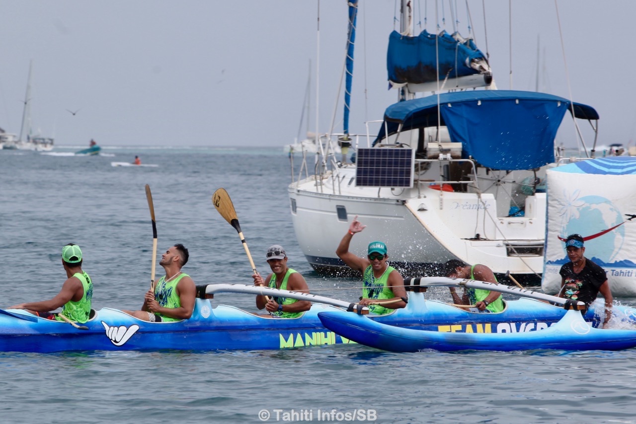 Une belle victoire pour Manihi Va'a, qui revient de Molokai