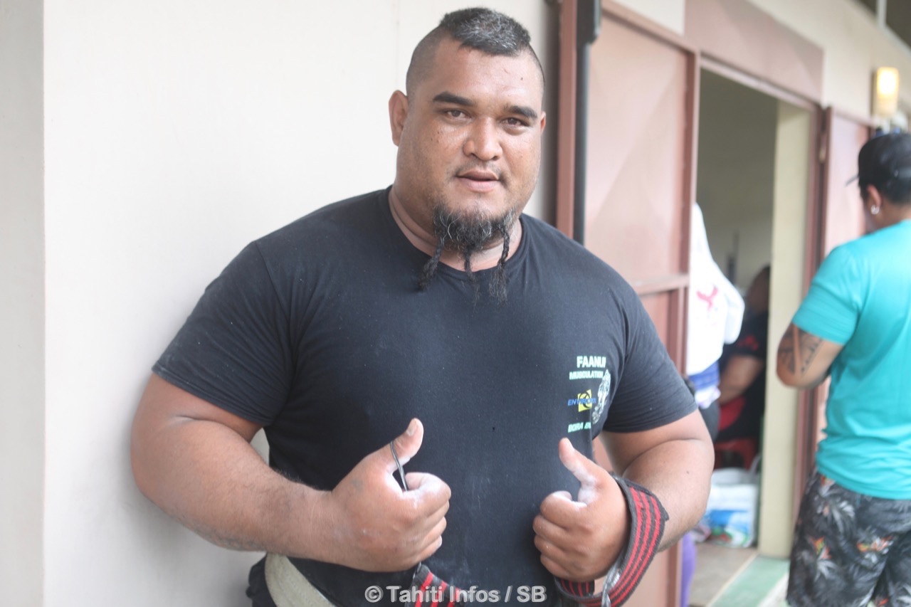 Tario Teraiharoa est venu spécialement de Bora pour participer au championnat