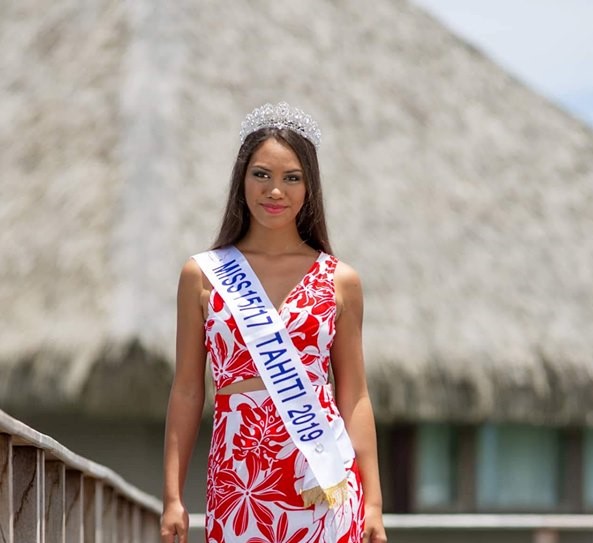 Mareva Lenoir a décroché le 5 octobre dernier l'écharpe de 1ère Dauphine lors de l'élection Purotu & Tāne Taure'a Tahiti.