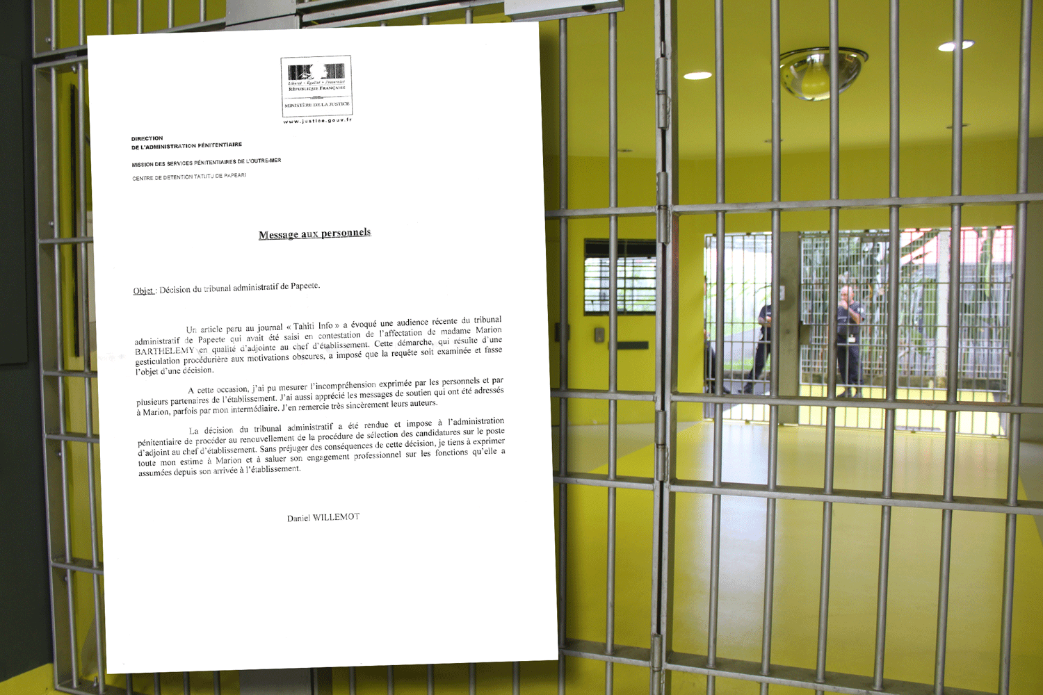 Malaise à la tête de Tatutu