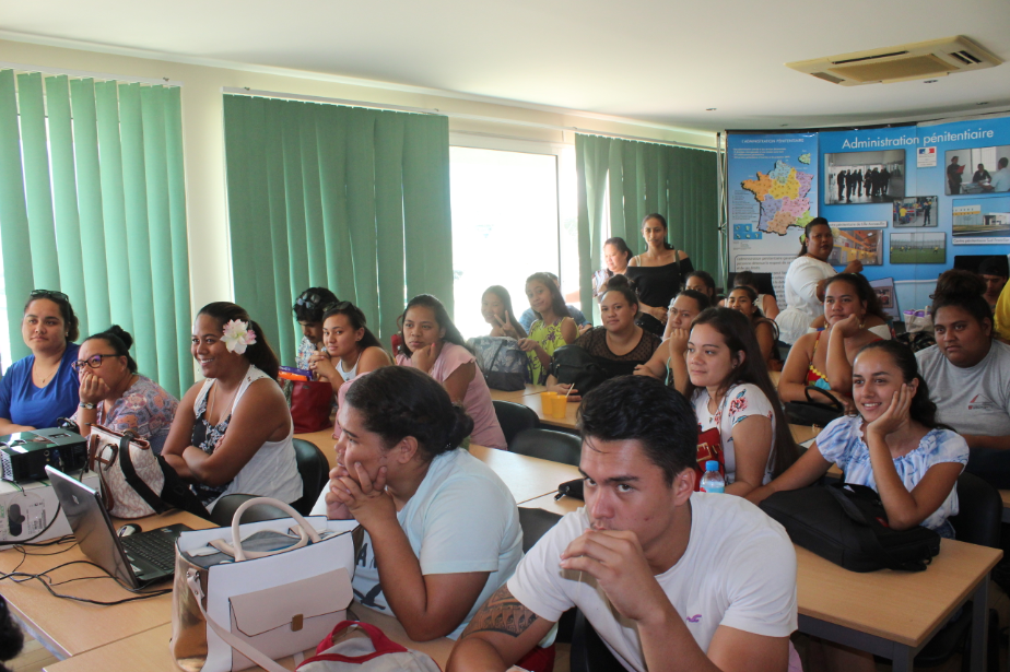 Les étudiants ont découvert les différents métiers proposés par le service pénitentiaire d’insertion et de probation. Crédit Spip.