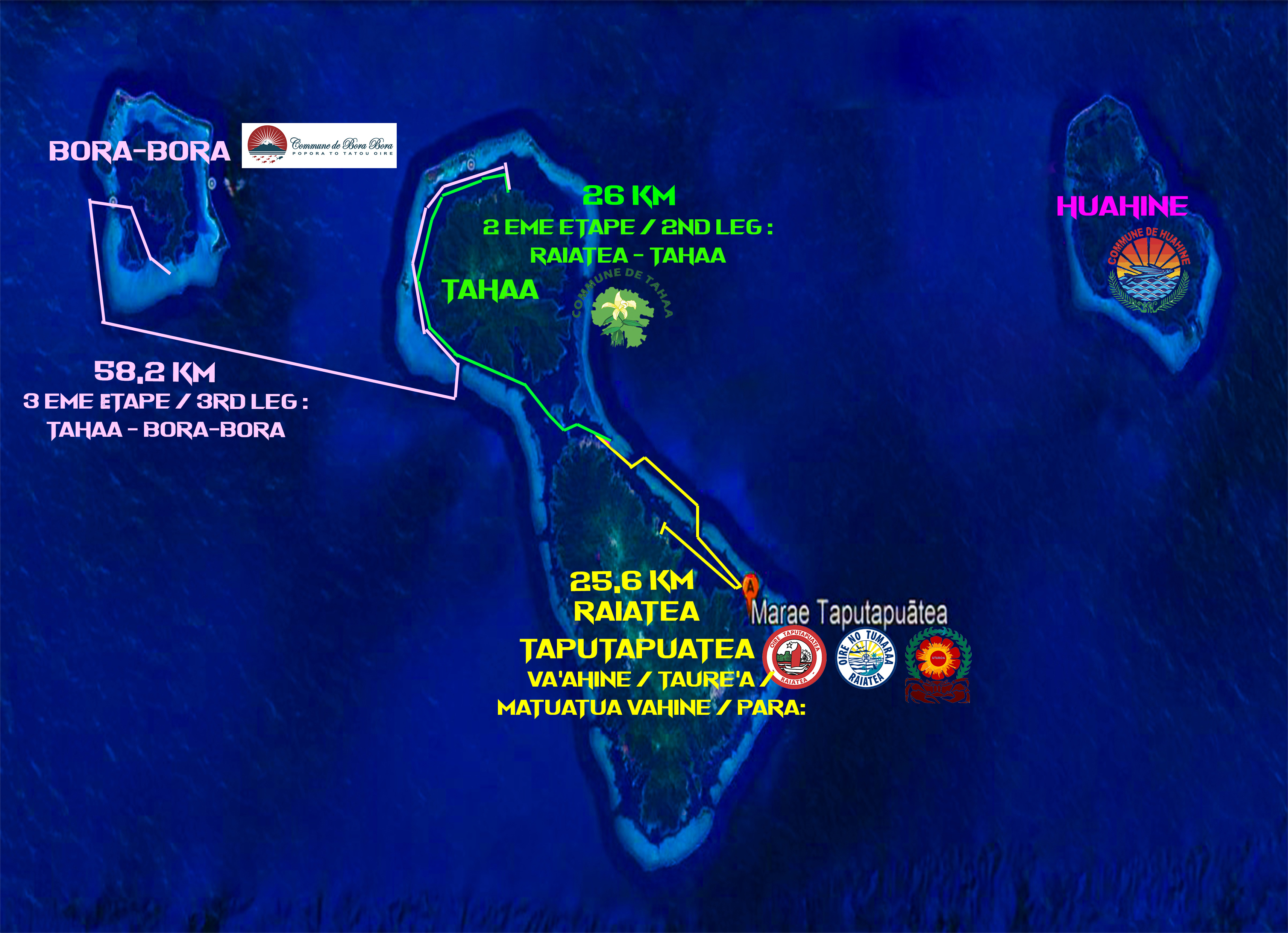 Hawaiki Nui : Au menu des deuxième et troisième étapes