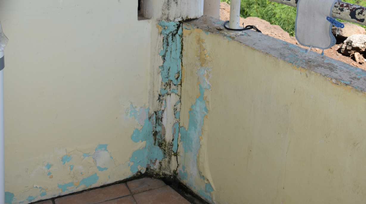 Trois associations de quartier s'inquiètent des fissures apparues depuis de longues années dans l’immeuble Les balcons de Punavai Nui à Punaauia.