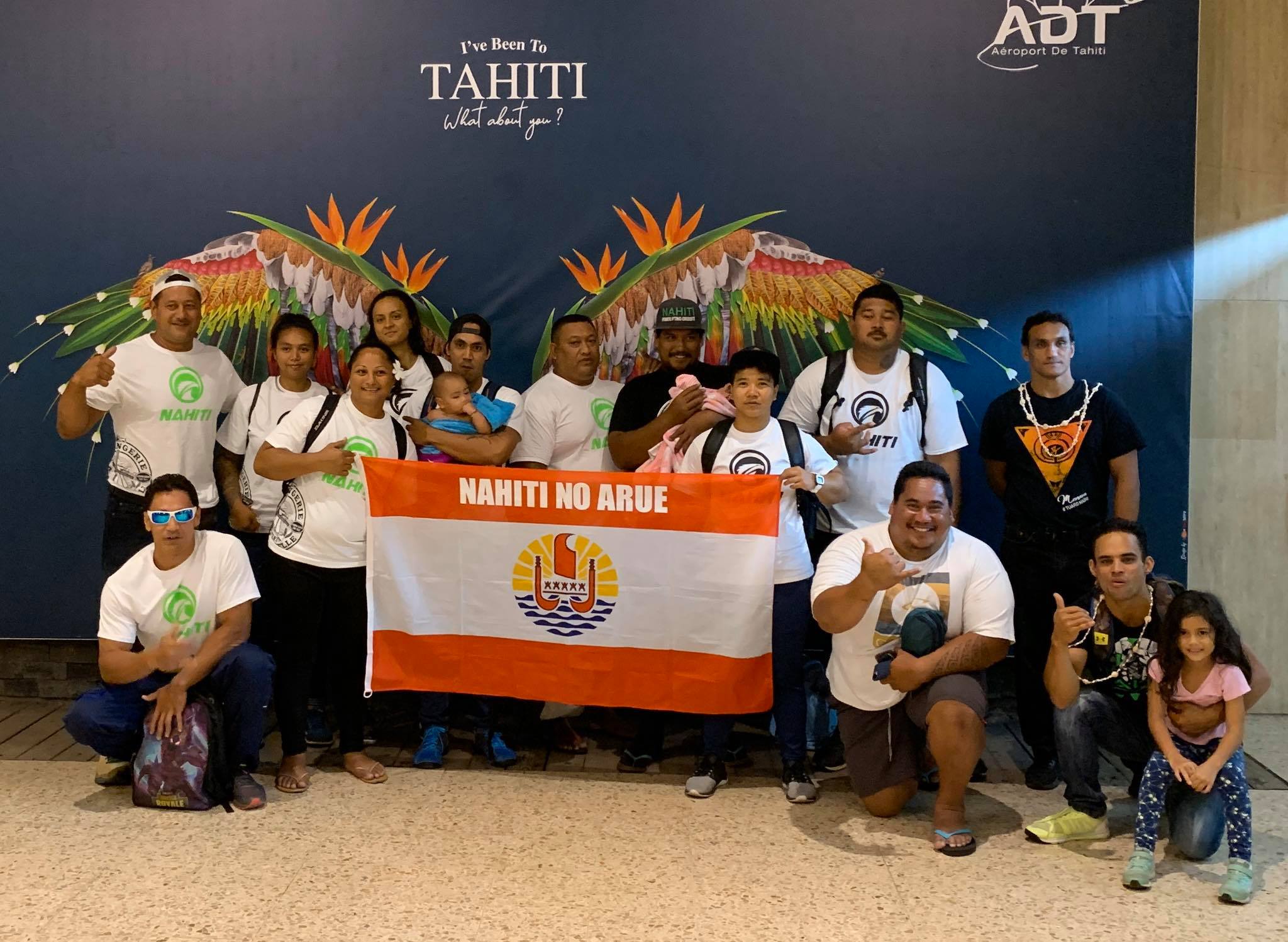 Nos champions des sports traditionnels sont partis mardi pour Hawai'i