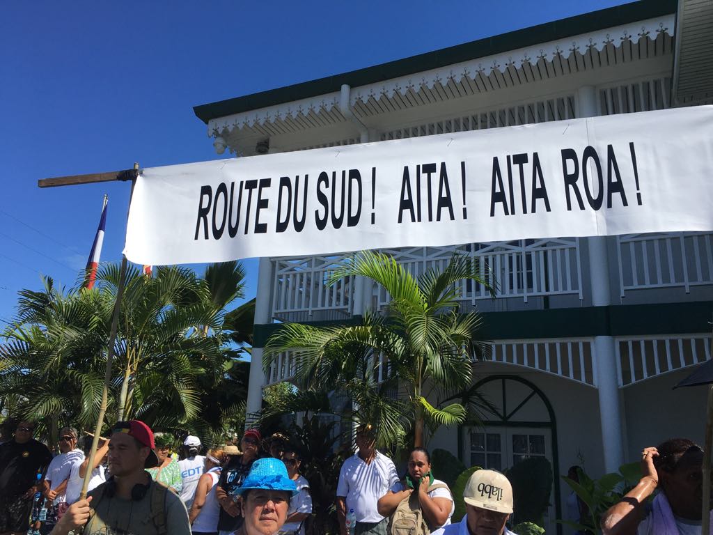 Nouvelle mobilisation contre la Route du Sud