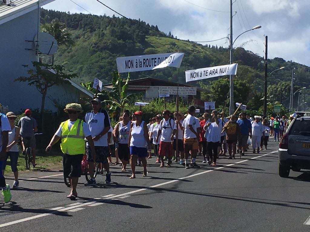 Nouvelle mobilisation contre la Route du Sud