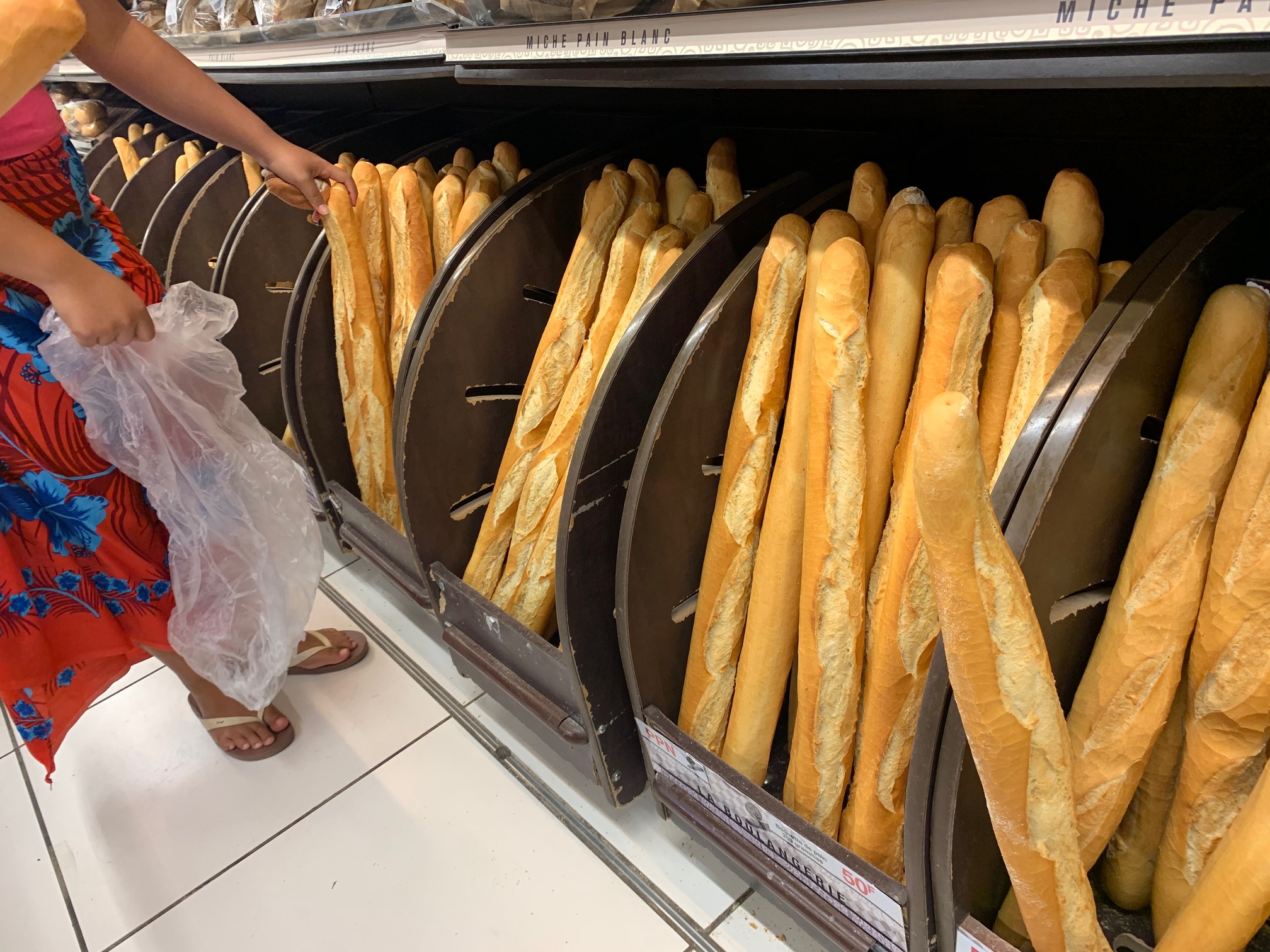 Accord sur la baguette à 57 Fcfp