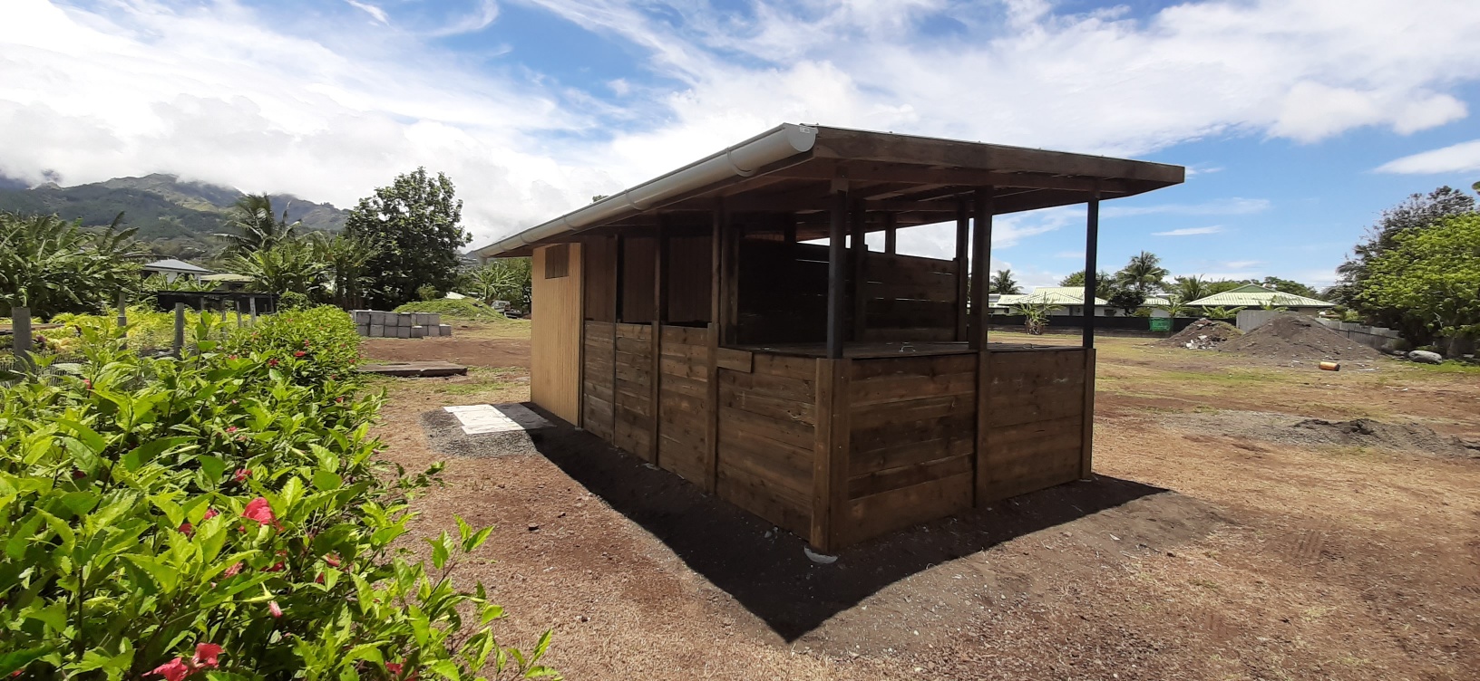 Un "Fare compost" à Pirae