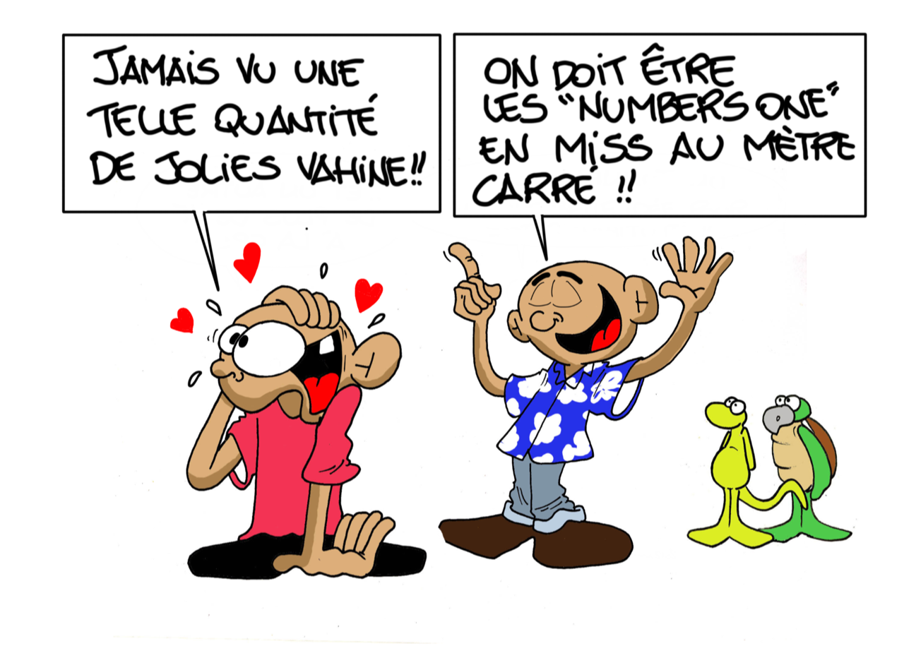 "Champions du monde des Miss", par Munoz