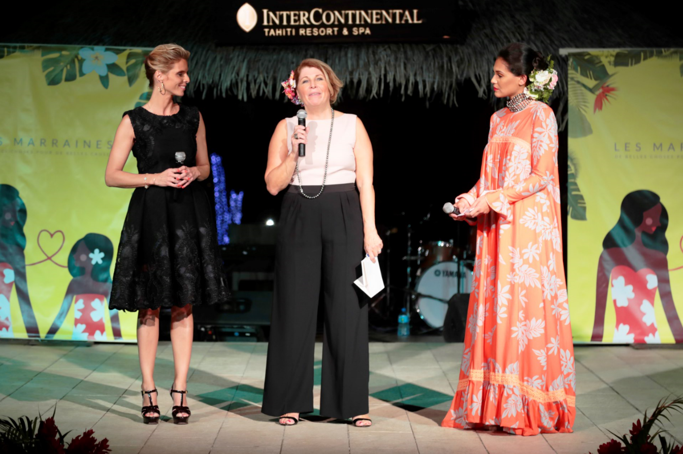 Sylvie Tellier, Christine Brovelli et Vaimalama Chaves.