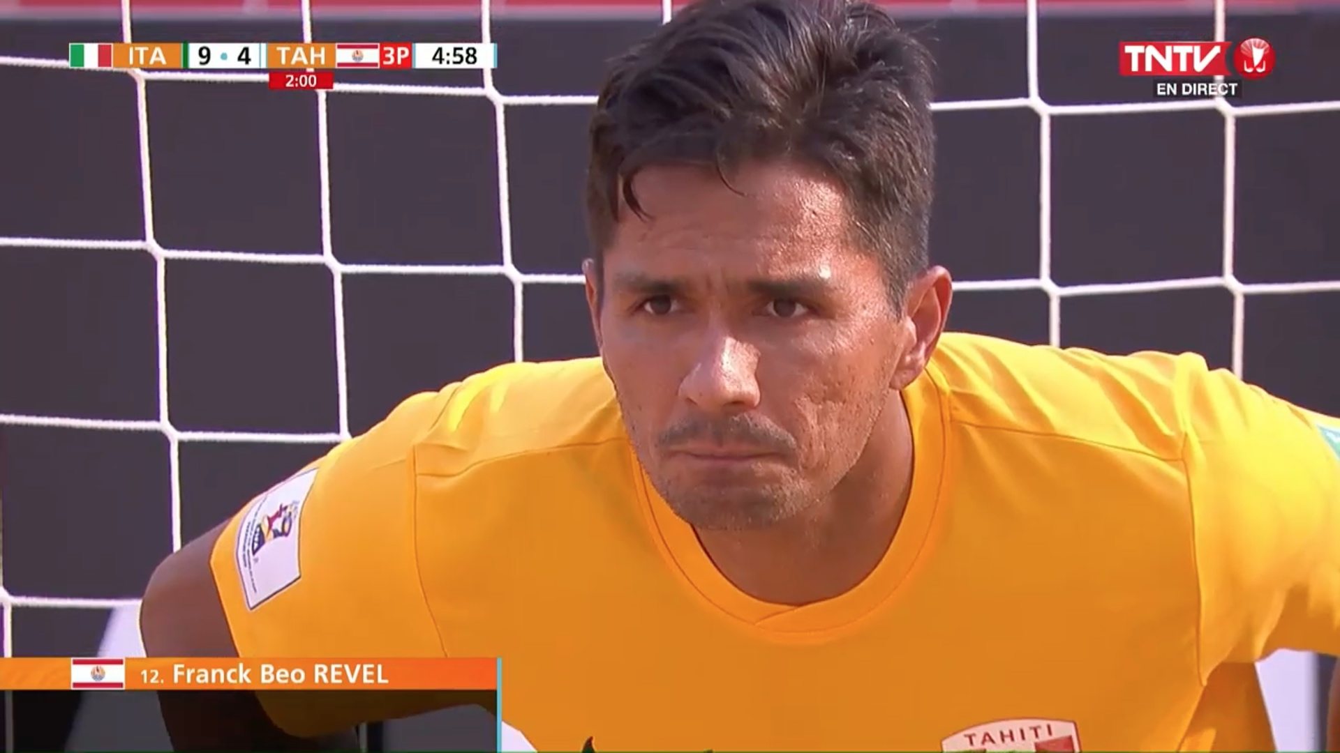 Franck Revel a remplacé Jonathan Torohia après son exclusion. (Image TNTV)